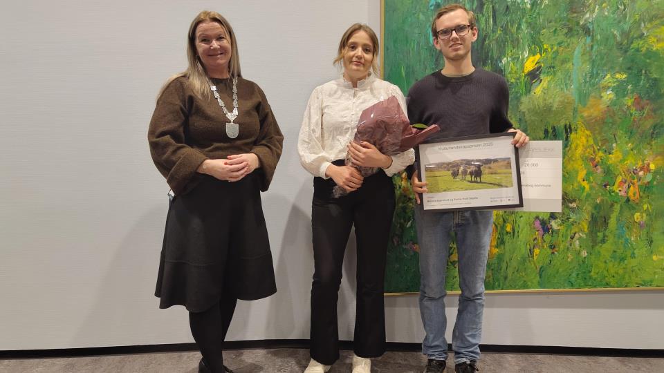 Lenke til artikkel: Kulturlandskapsprisen til Emilie og Amund fra Bjørnholt gård i Lørenskog